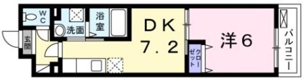 リーブ・レガーロ・Kの物件間取画像